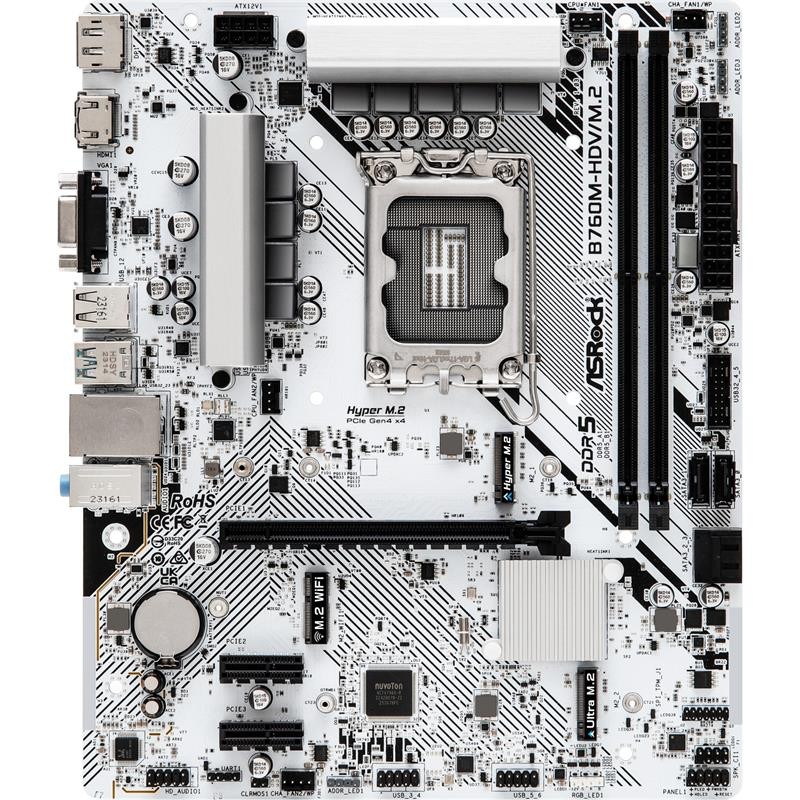 PLACA BASE ASROCK B760M-HDV...